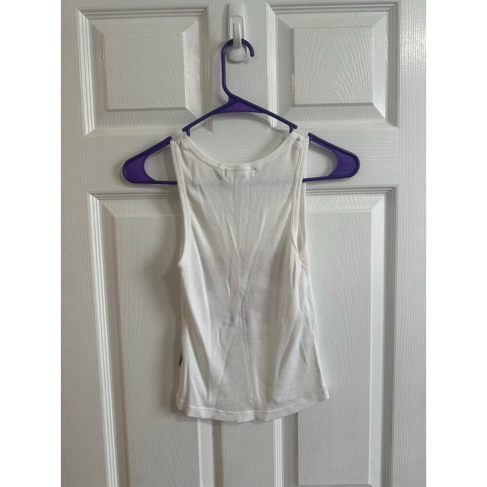 Revolve The Laundry Room Philadelphia Philly Tank White Baby Rib Sz S Sports - Picture 3 of 5
